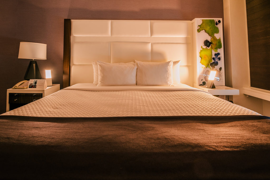 The study explains that, a new environment and working late are the main reasons for losing sleep. In response, the brand launched circadian lighting pilot in partnership with Healthe® by Lighting Science Group to promote a good night's sleep