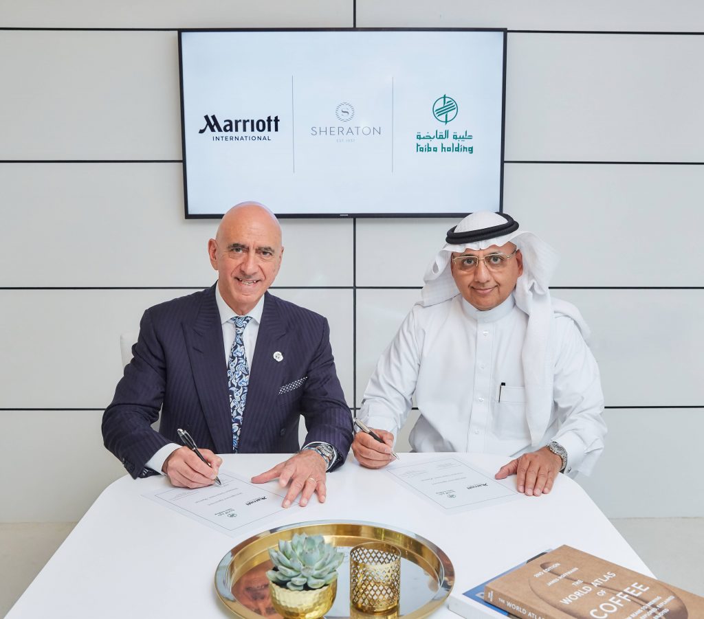 Alex Kyriakidis President and Managing Director Middle East Africa Marriott International and Eng Gasem bin Abdul Ghani Al Maimani Chief Executive Officer, Taiba Holding