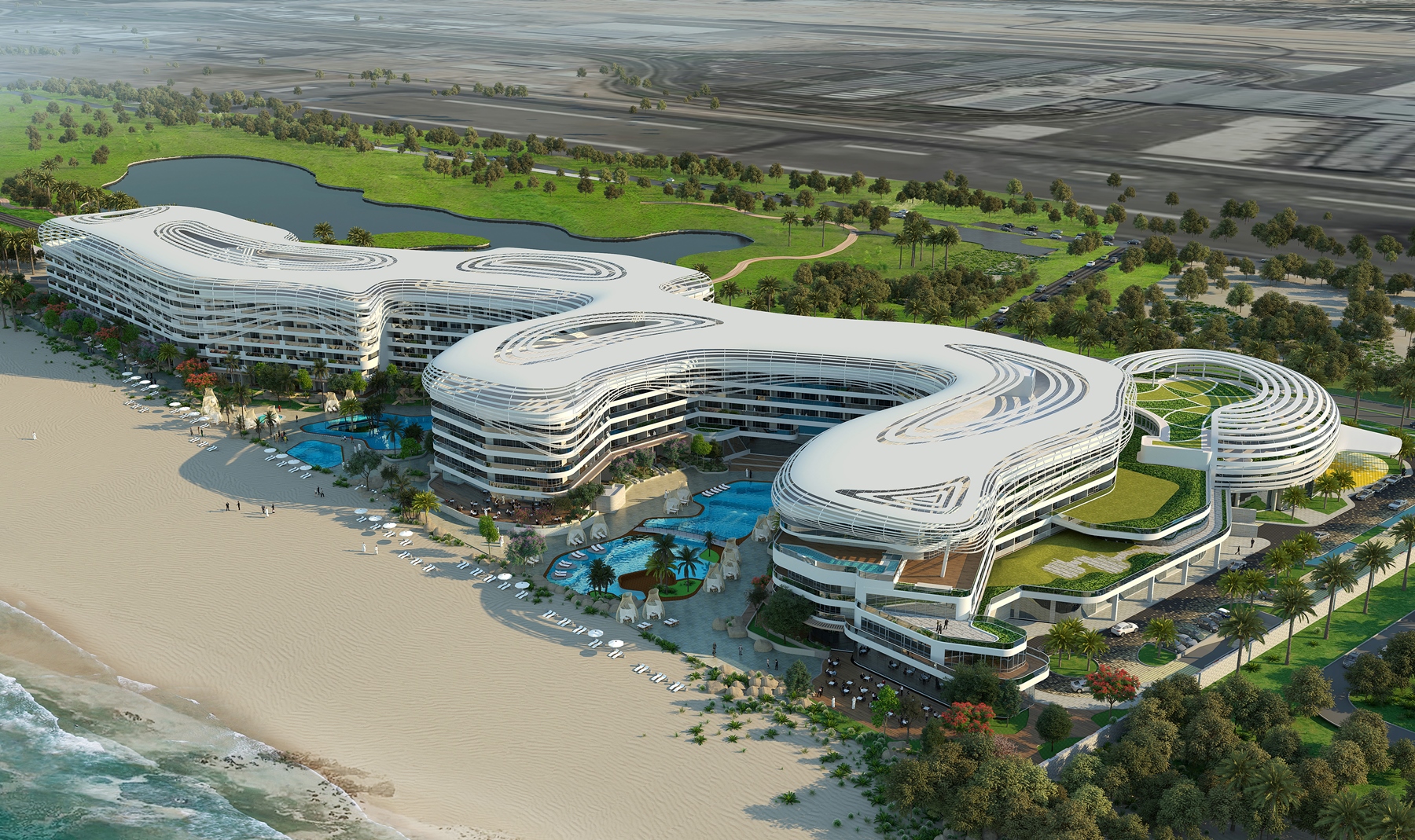 Rendering of The St. Regis Al Mouj Muscat Resort