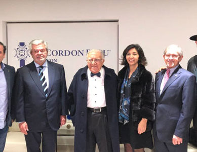 Nouhad Dammous is honored by Le Cordon Bleu for his lifetime contributions to hospitality