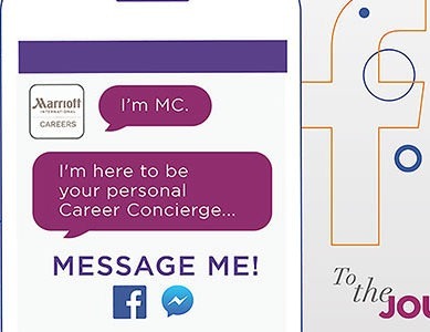 Marriott brings chatty career Facebook bots