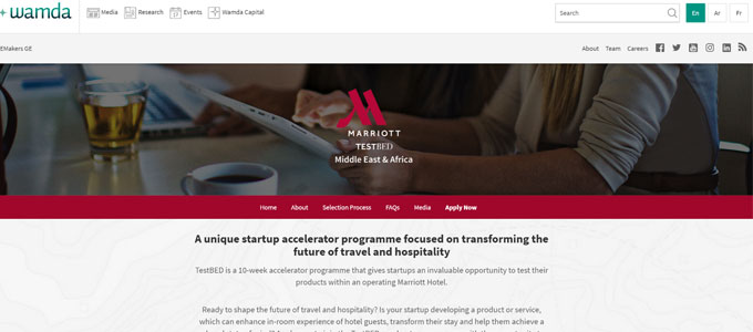 Marriott Hotels launches TestBED in Middle East & Africa