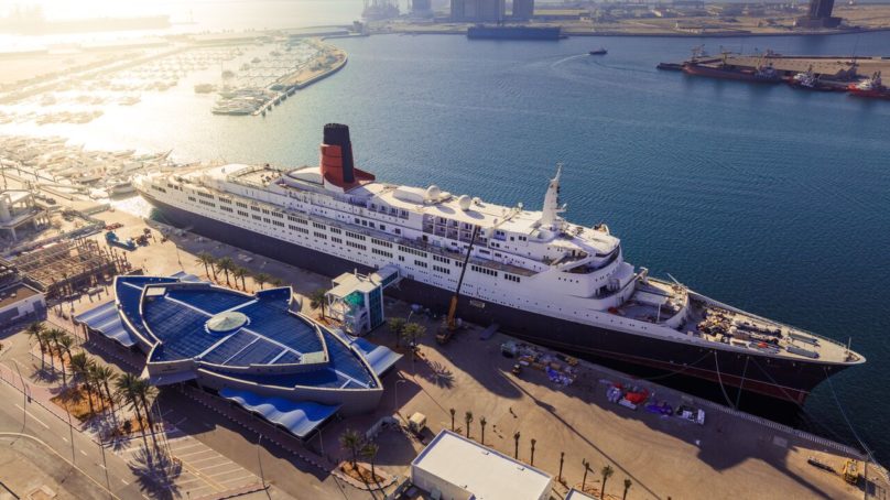 The Queen Elizabeth 2 vessel will open to public tomorrow with a variety of lodging and dining facilities