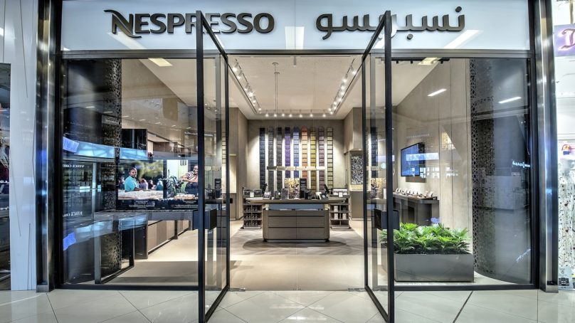 Nespresso debuts a new boutique concept in Dubai Marina Mall