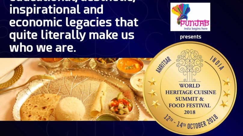 Stay tuned for the World Heritage Cuisine Summit & Food Festival 2018 on October 12