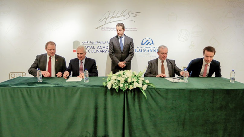 Ecole Hôtelière de Lausanne & RACA sign a partnership agreement