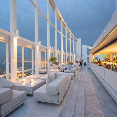 Beirut’s highest lounge reopens with a new look designed by Bernard Khoury