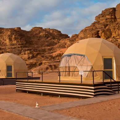 Glamping Luxury Gets in Tents