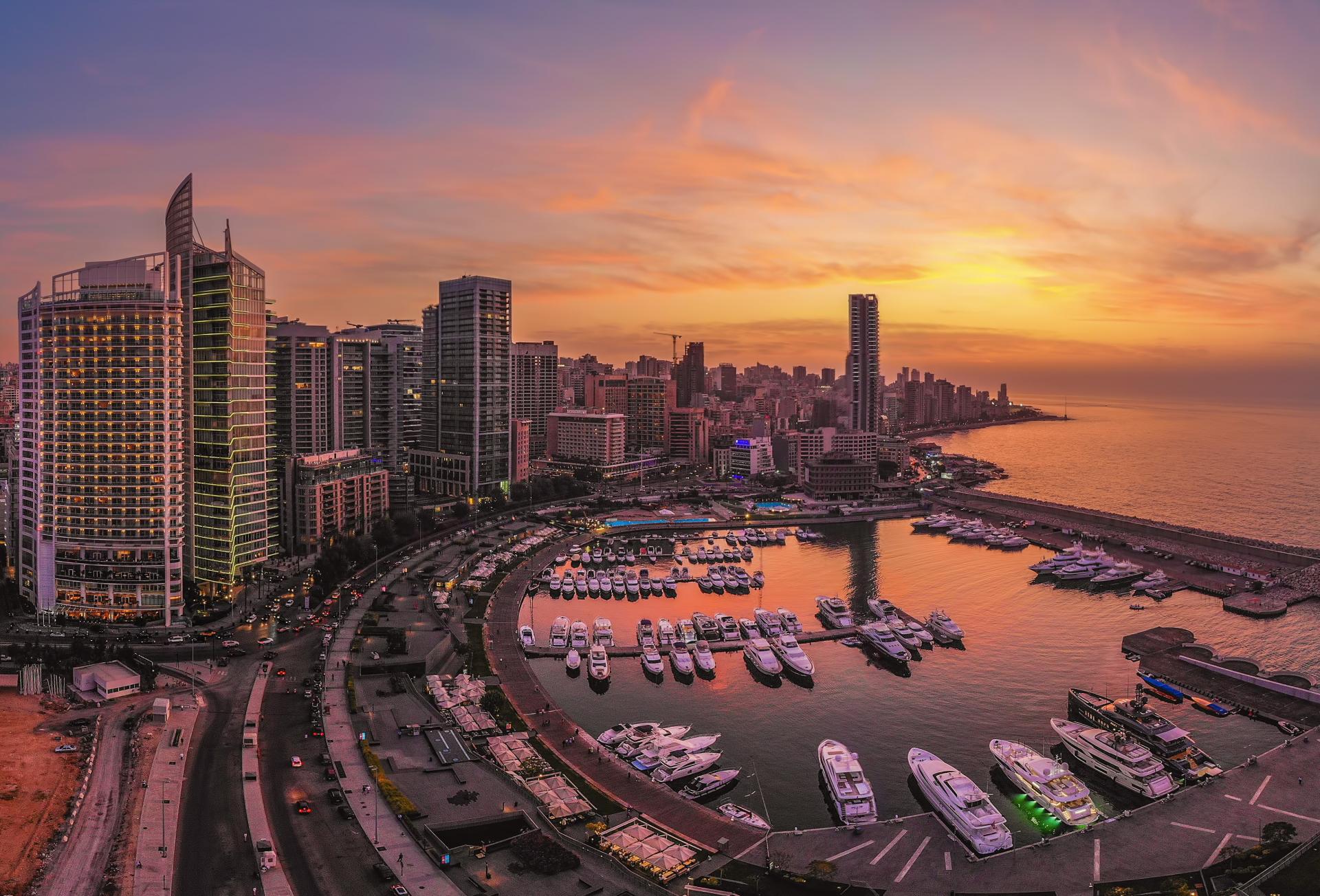 Zaytouna-Bay-at-Sunset-Beirut-Downtown