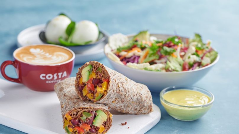 Costa Coffee introduces a healthy food range across the UAE