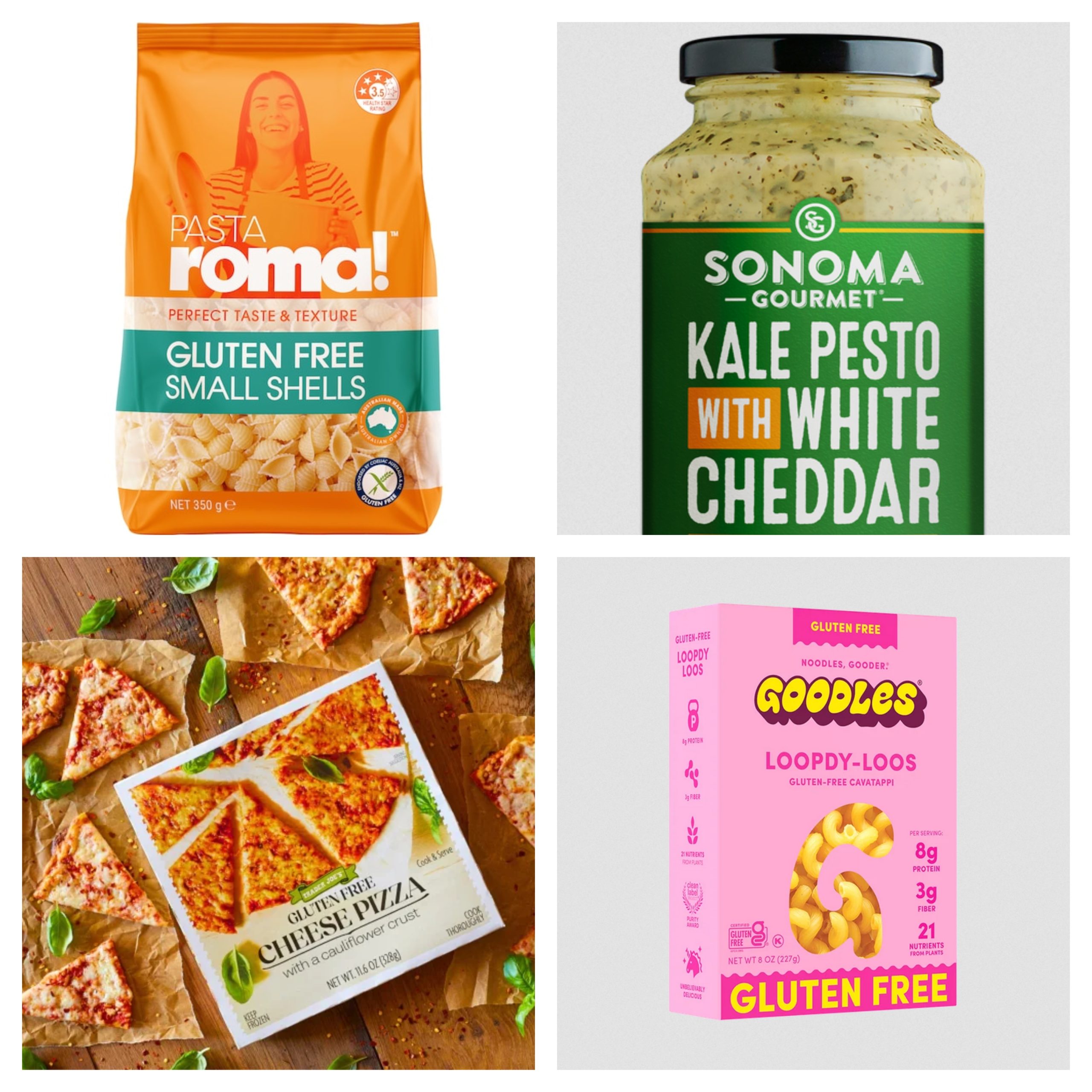 GLUTEN PRODUCT collage GLUTEN PRODUCT collage