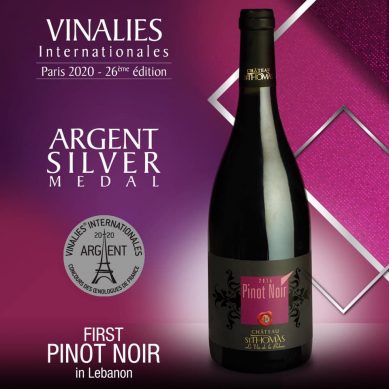 Pinot Noir St Thomas 2015 receives Silver Medal at Vinalies Internationales – Paris 2020