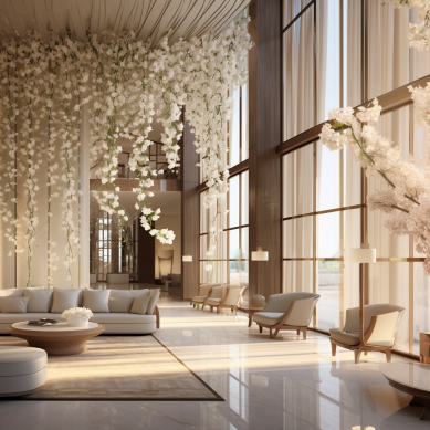 Floral design trends for hospitality in the Middle East