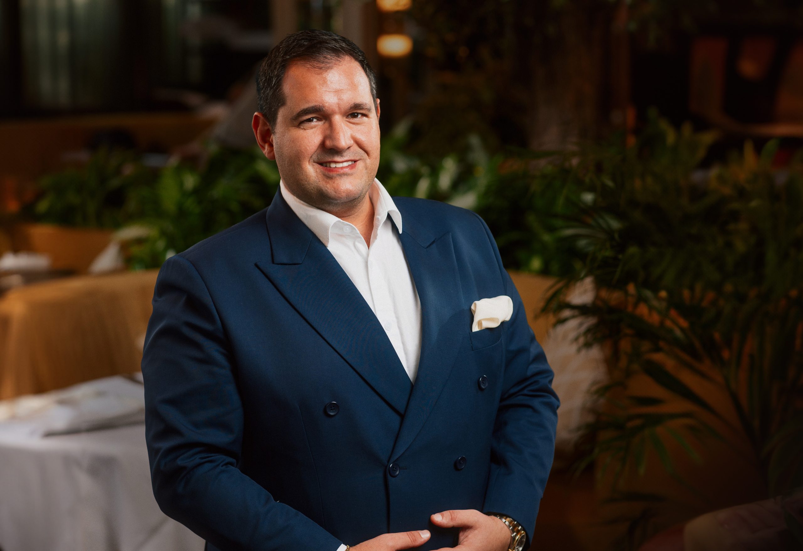Damiano Ruggeiro general manager of Signor Sassi restaurant Dubai