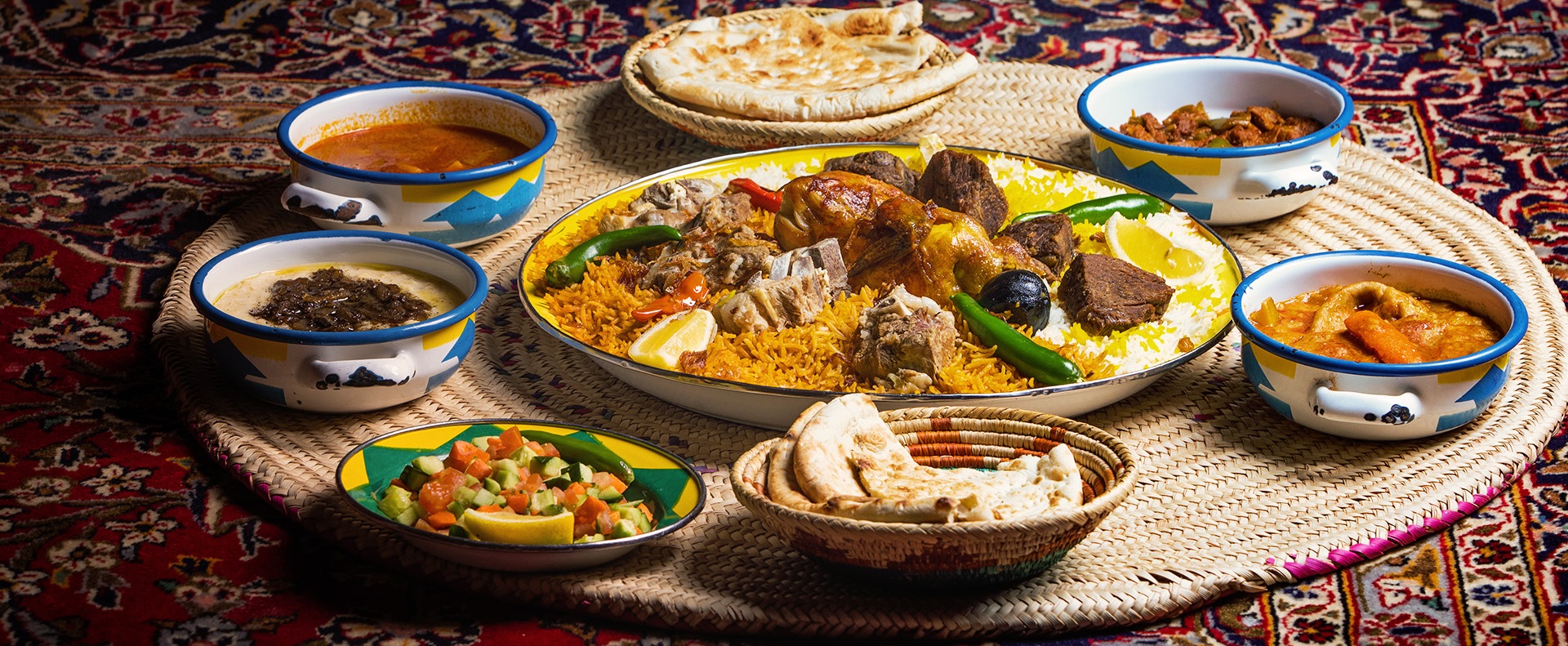 Saudi cuisine food and KSA gastronomy