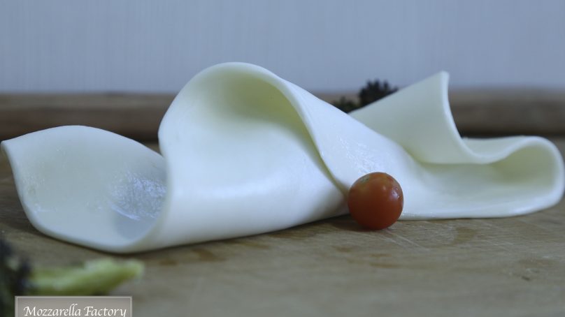 Check-out the latest product to hit the market: fresh mozzarella sheet