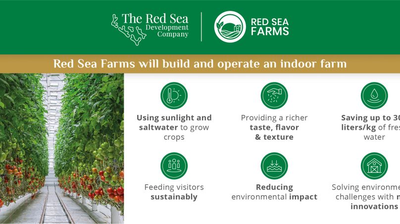 For a sustainable food supply at the Red Sea project