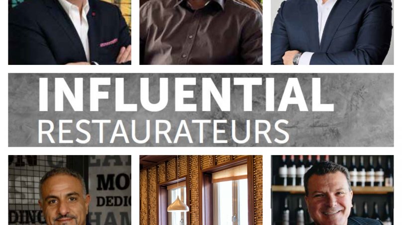 Influential restaurateurs at the table