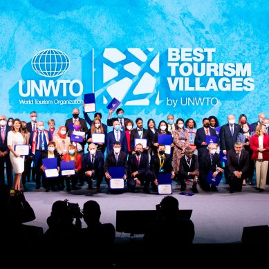 Which villages in MENA made it onto the UNWTO Best Tourism list?