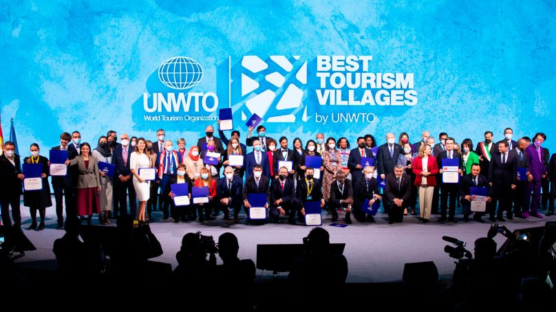 Which villages in MENA made it onto the UNWTO Best Tourism list?