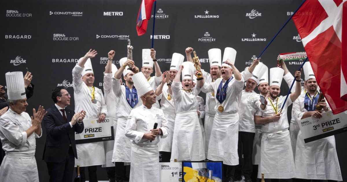 Denmark wins Bocuse d'Or in 2023 