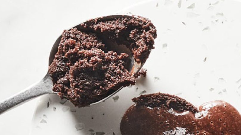 Nxt dairy-free dark chocolate lava cake
