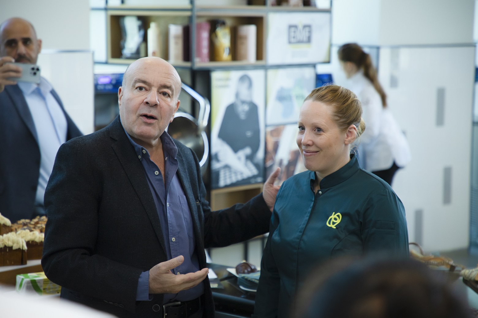 Pastry innovation with Barry Callebaut and Marike Van Beurden during the Be Better My Friend launch event