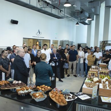 Pastry innovation with Barry Callebaut and Marike Van Beurden during the Be Better My Friend launch event