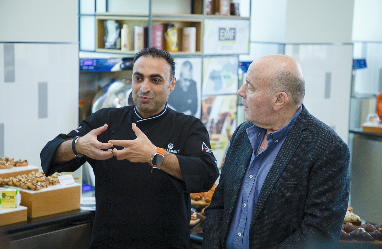 Pastry innovation with Barry Callebaut and Marike Van Beurden during the Be Better My Friend launch event