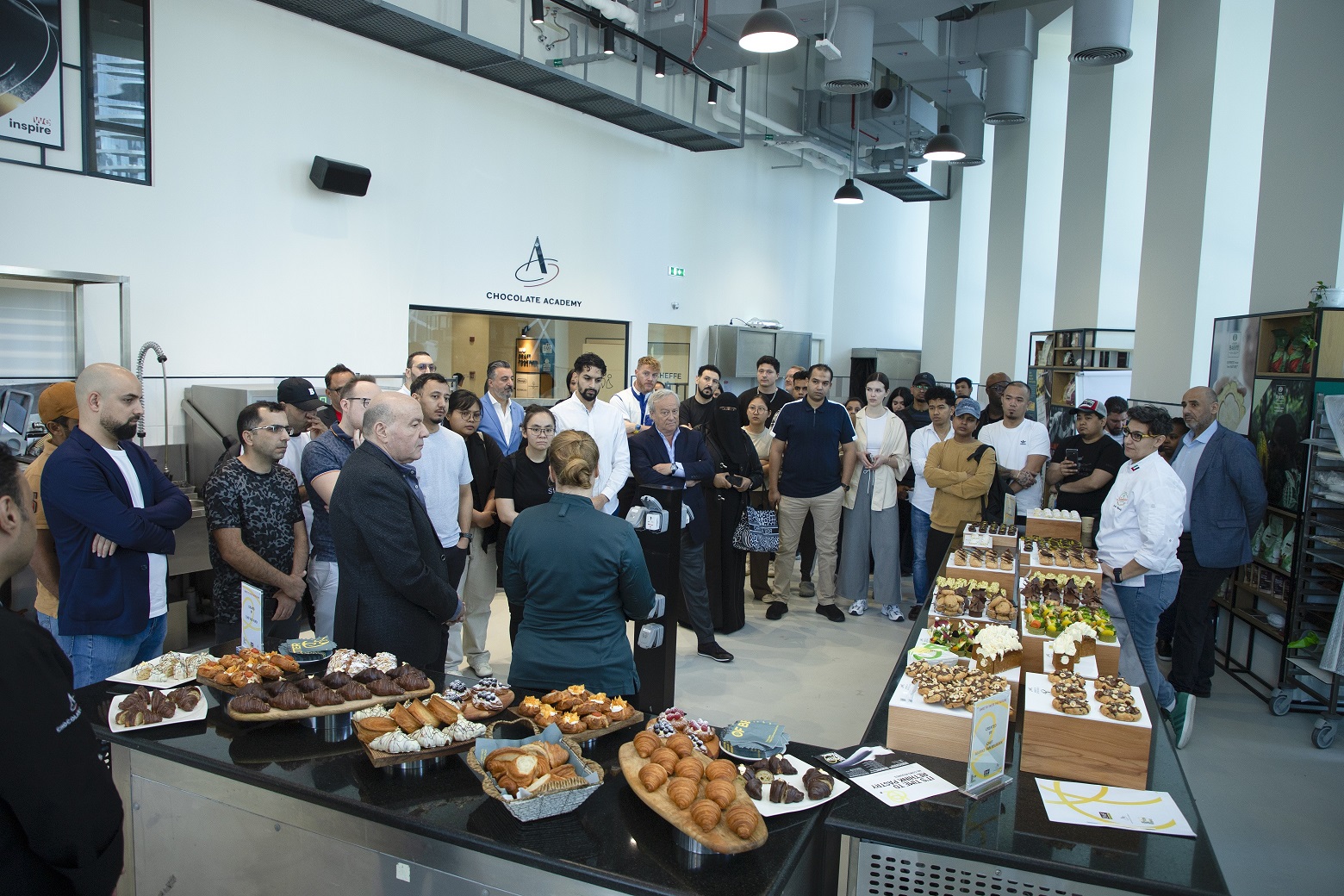 Pastry innovation with Barry Callebaut and Marike Van Beurden during the Be Better My Friend launch event