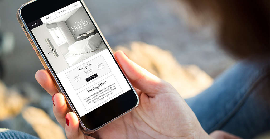 hotel bookings via mobile app