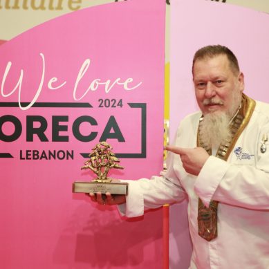 Chef Thomas A. Gugler honored with Lifetime Achievement Award at HORECA Lebanon’s 28th Edition